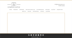Desktop Screenshot of lympnecastle.com